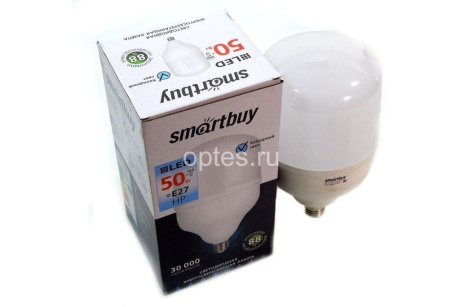 Купить Лампа светодиодная Smartbuy LED HP-50W/6500/E27 фото №2
