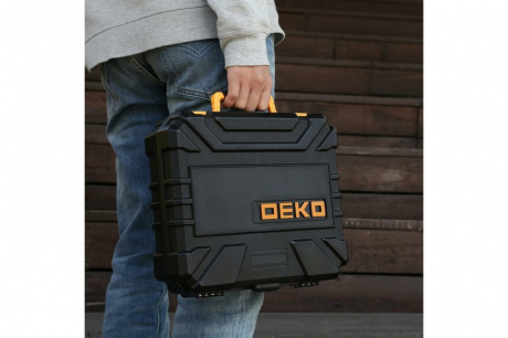 Купить Дрель аккумуляторная DEKO DKCD 20 FU-Li 20v  2*2.0Ah кейс+193 аксессуара 063-4179 фото №6