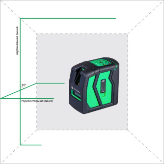 Купить Лазерный уровень INSTRUMAX ELEMENT 2D GREEN    IM0119 фото №3