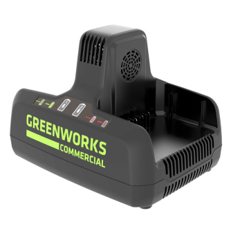 Купить Быстрое зарядное устройство GREENWORKS G82C2 82 V на 2 аккумулятора   2939007 фото №2