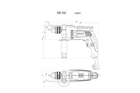 Купить Дрель Metabo SBE 650 фото №2