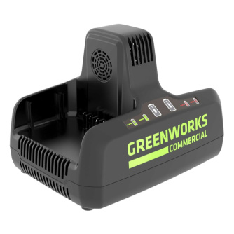 Купить Быстрое зарядное устройство GREENWORKS G82C2 82 V на 2 аккумулятора   2939007 фото №1
