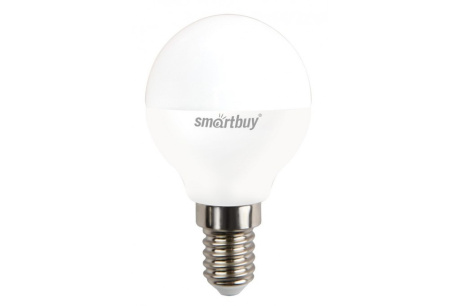 Купить Лампа светодиод. smartbuy 5Вт 4000К Е14 ШАР холодный свет фото №1